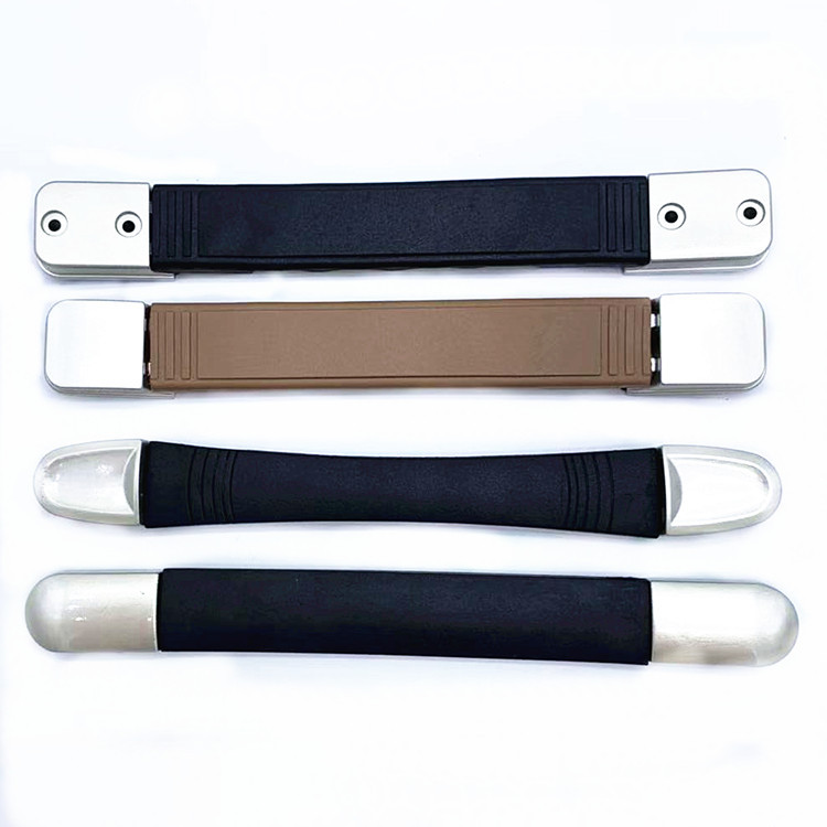 现货供应黑色塑料pvc箱包提手 提手塑料手把黑色提手