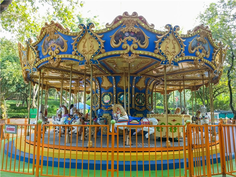 儿童公园户外大型16座24座旋转木马景区豪华转马游乐设施厂家直销