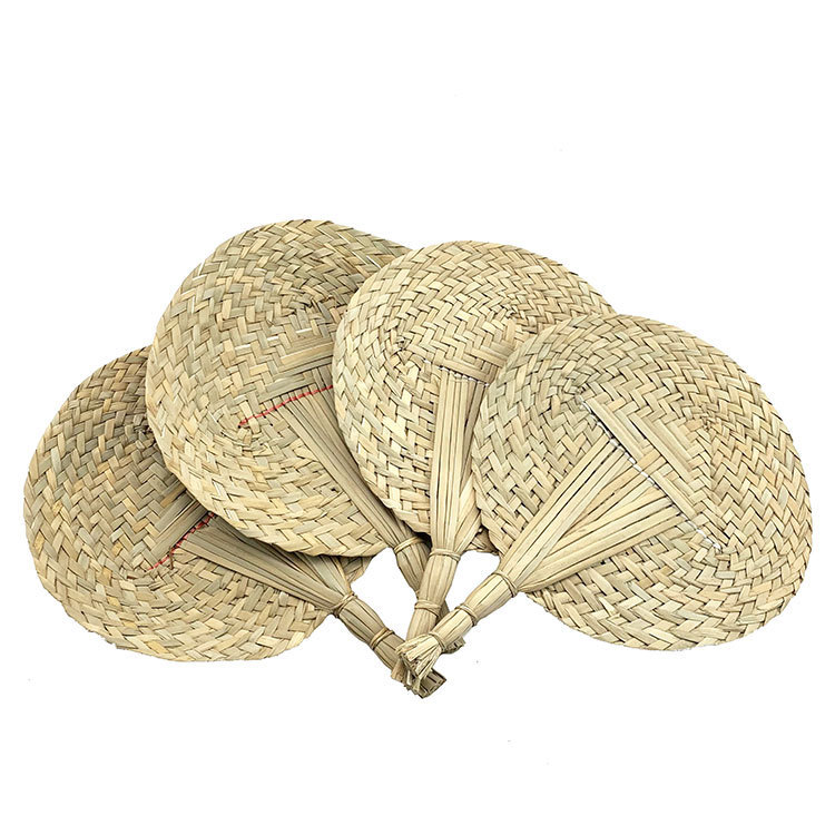 义乌批发编织草扇 蒲扇 环保原生态纯手民间工艺品怀旧草编织扇