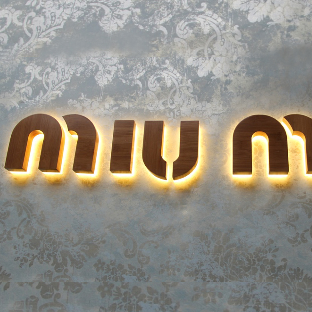 led3d发光字迷你直边斜边双/多层亚克力立体感厂家直销品质保证