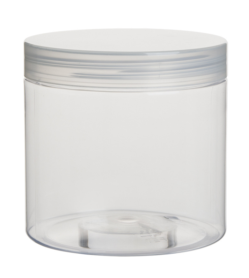 定制印刷pet透明罐子磨砂化妆品瓶子分装瓶 厂家现货包材