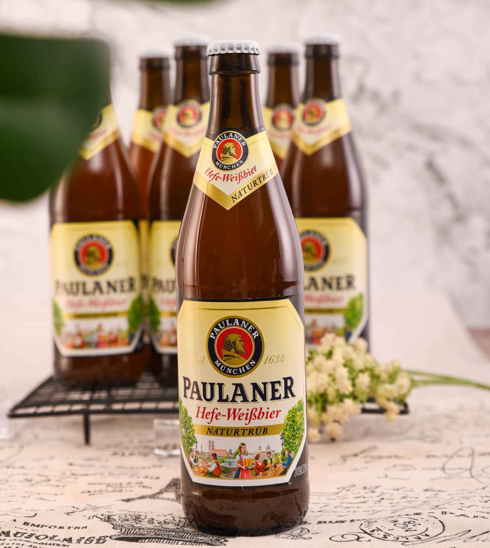 德国进口柏龙白啤酒 保拉纳小麦啤酒500ml*20瓶