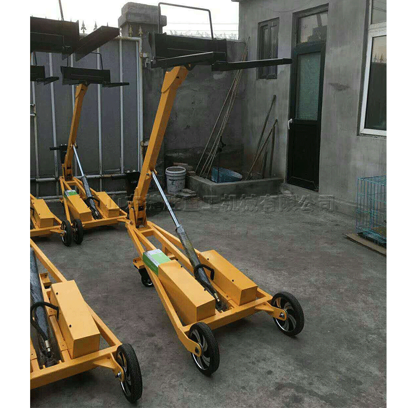 手推式300kg装卸车 电动液压手推叉车 物流码头仓库装货车