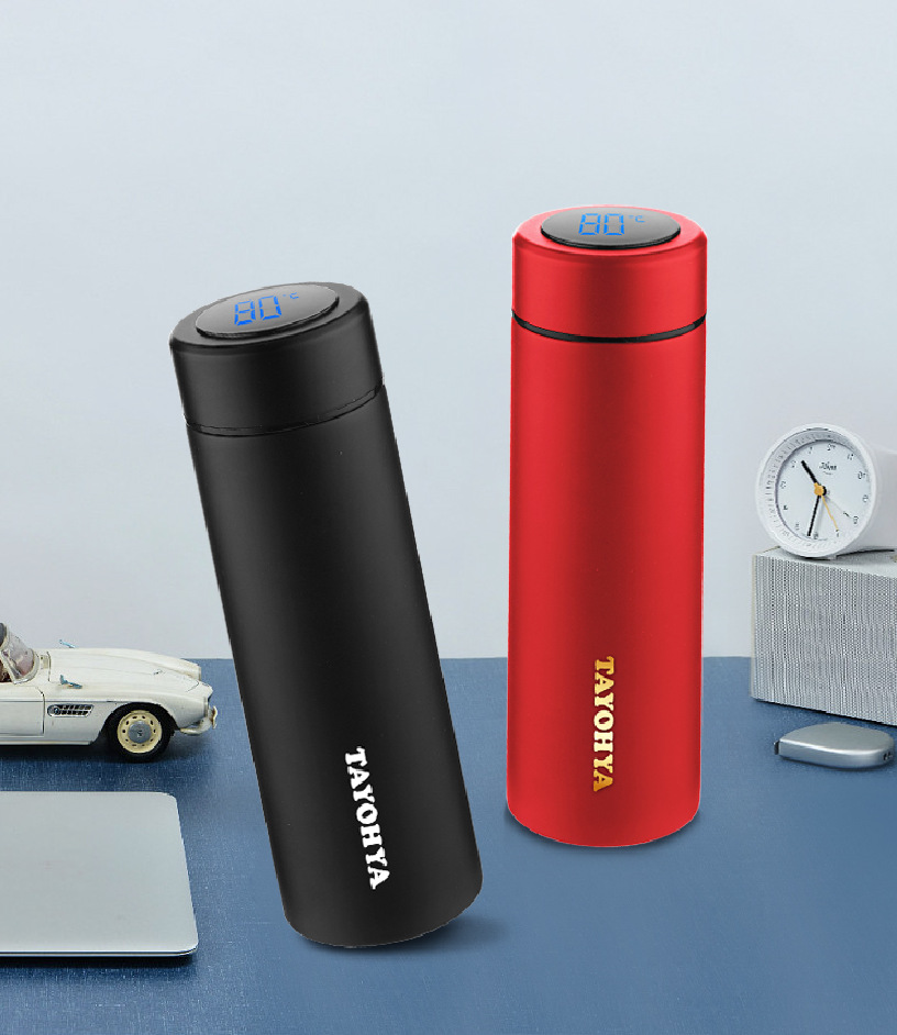 多样屋骑士经典 智能显温保温杯