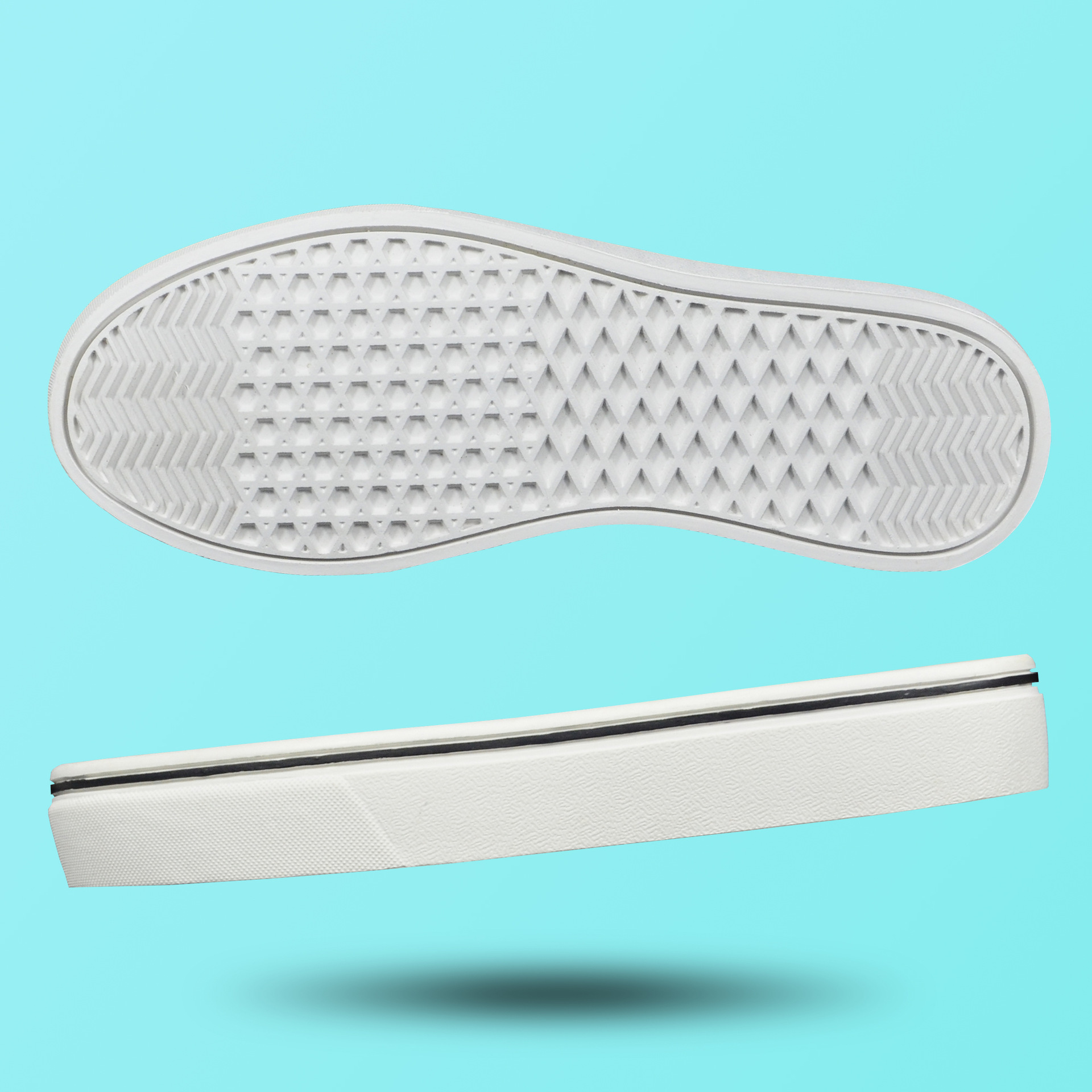 运动休闲男女童款小白鞋滑板鞋橡胶鞋底 rubber sole 橡胶大底