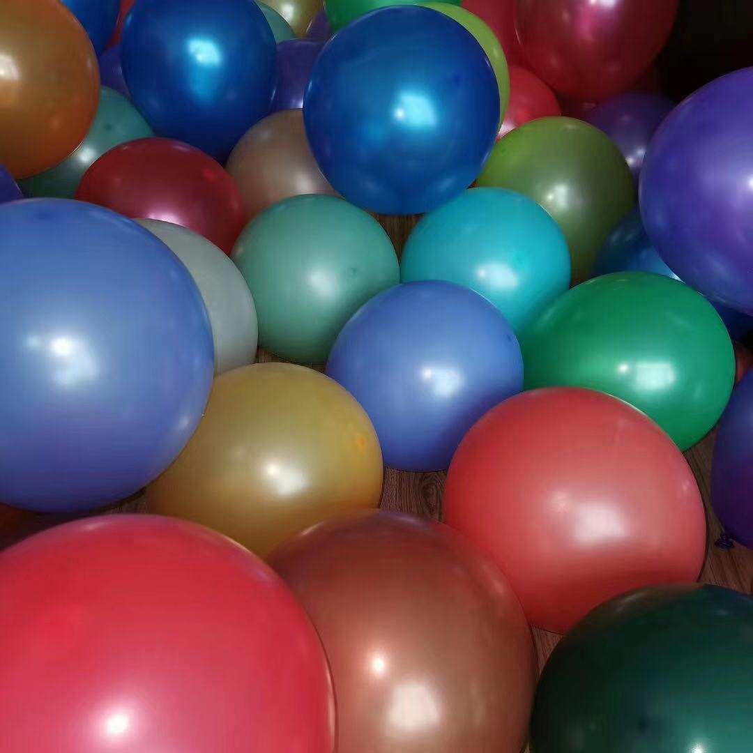 双层荧光气球10寸2.2g套球加厚