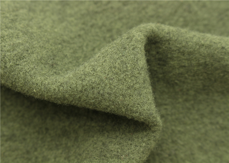 澳绒双面保暖内衣打底衫针织面料色拉姆磨毛绒加绒发热内衣面料