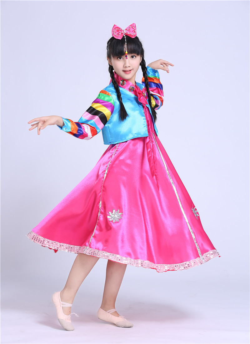 六一儿童韩服儿童男女朝鲜族演出服大长今舞蹈服韩国民族传统服饰