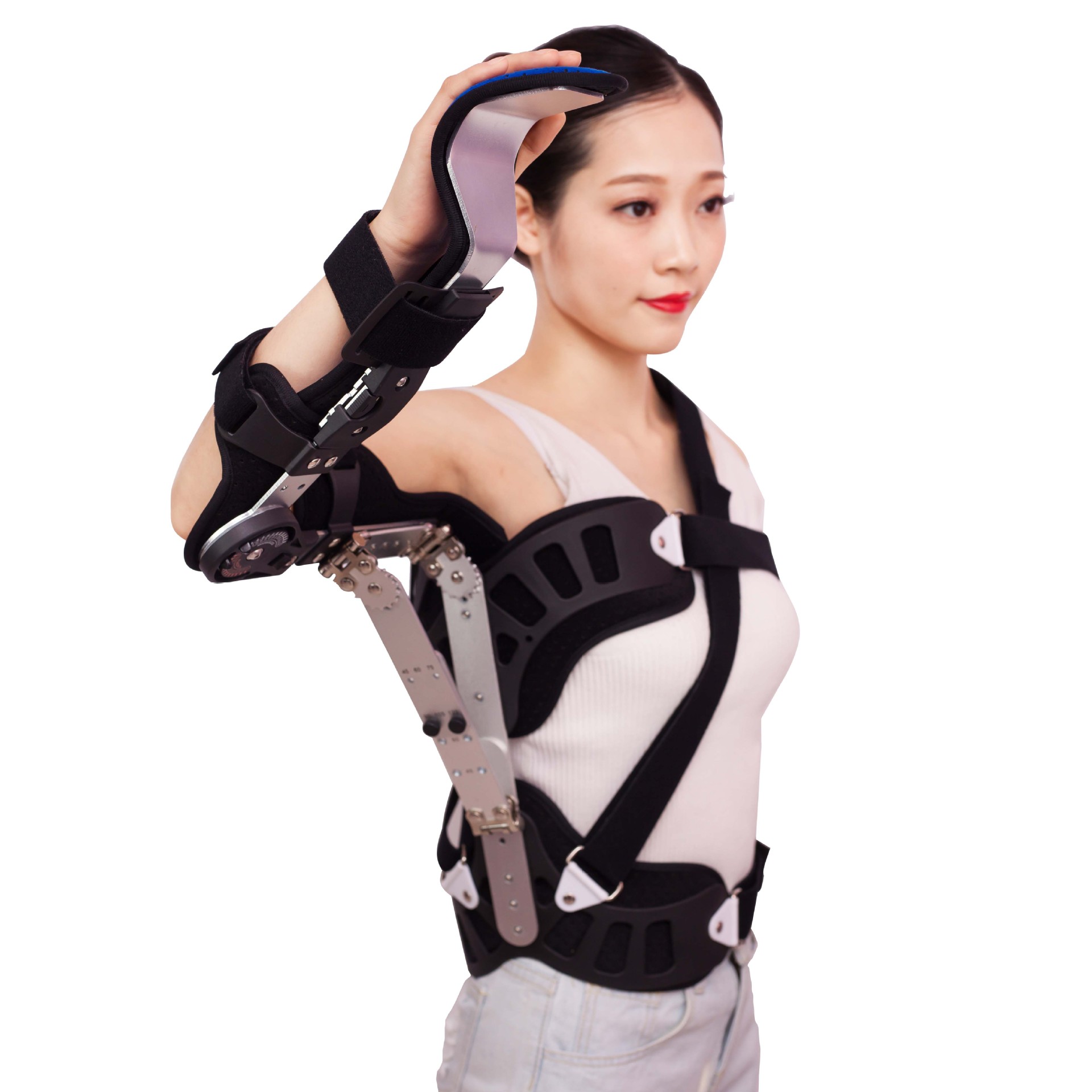 肩关节术后康复支撑固定支具肱骨骨折脱位支具肩外展固定支具