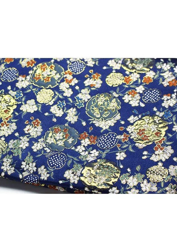 仿云锦和风西阵织锦缎面料名族日系复古和服包装布料