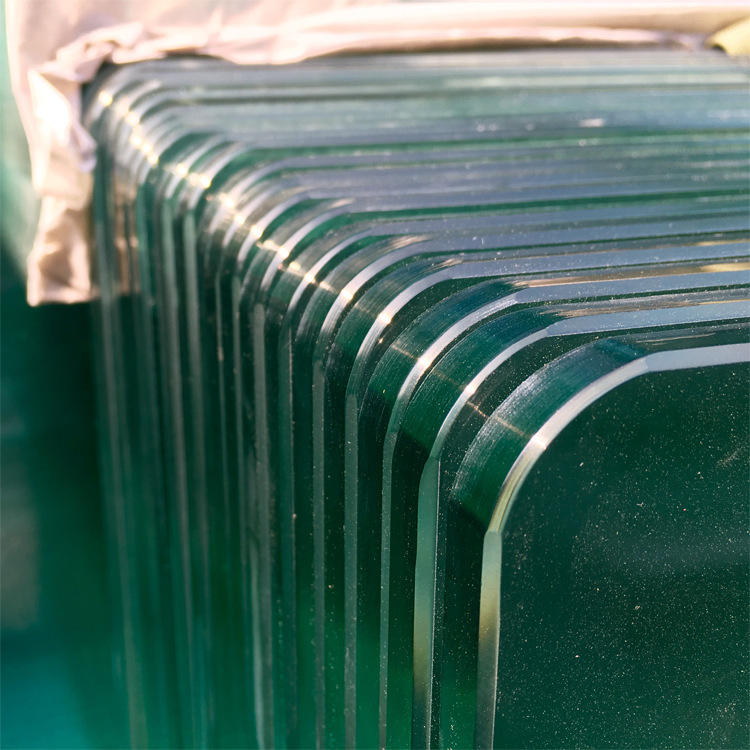 厂家定制供应深加工磨异型圆边8-12钢化玻璃  圆角钢化玻璃定做