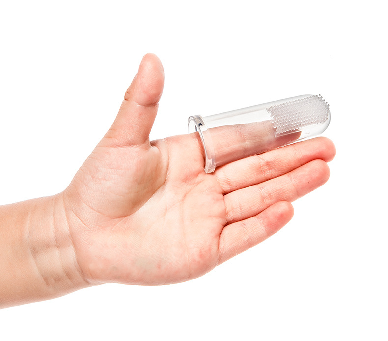 母婴用品厂家直供儿童口腔护理软毛硅胶牙刷/指套牙刷手指牙刷