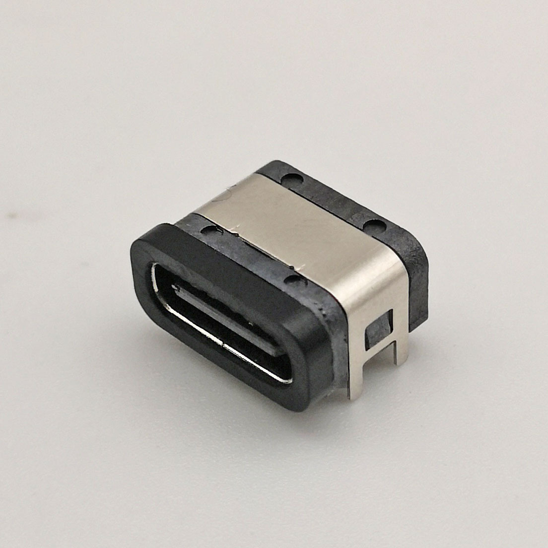 防水usb3.1 type c 6p母座连接器 type c防水母座6p板上贴片接口