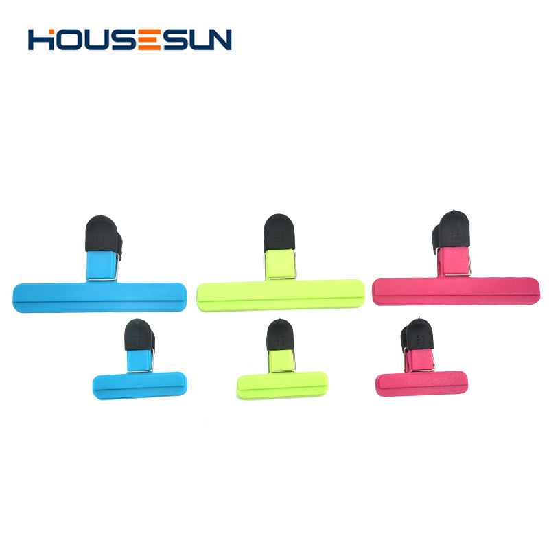 factory direct sales kitchen food sealing clip tea pocket clip plastic food clip creative fresh-keeping moisture-proof snack clip