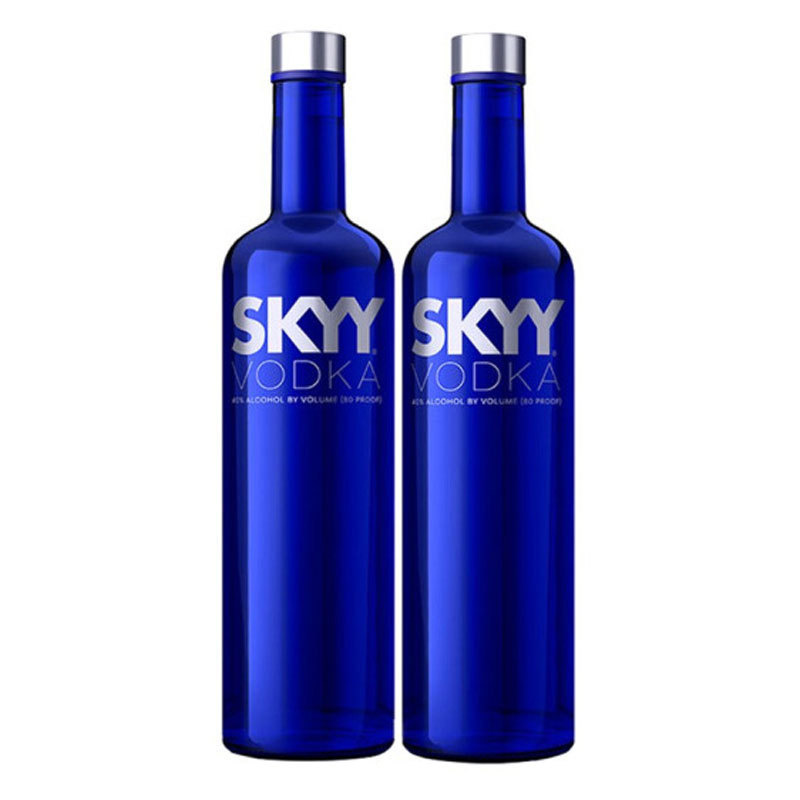 正品行货 skyy蓝天伏特加原味深蓝伏特加750ml 40度洋酒