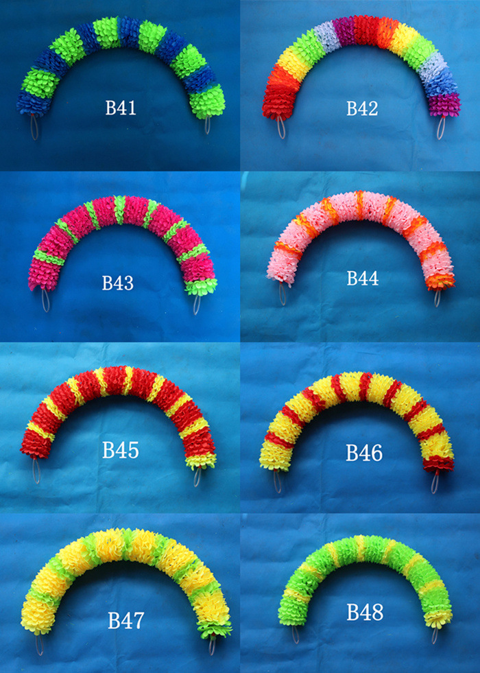 加密半圆两用花环运动会开幕式道具花环幼儿园早操器械操舞蹈花环