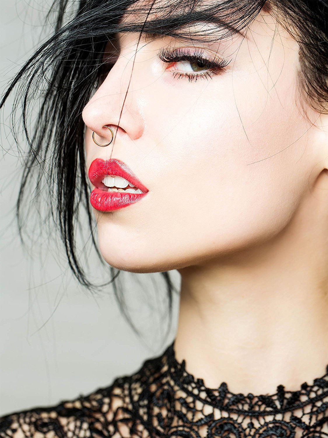 欧美热卖不锈钢弹夹式假耳环鼻环 多用环无耳洞耳夹鼻夹 厂家直批