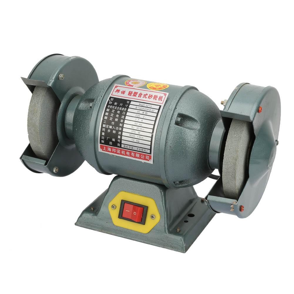 电动砂轮机 6寸电动台式砂轮机370w