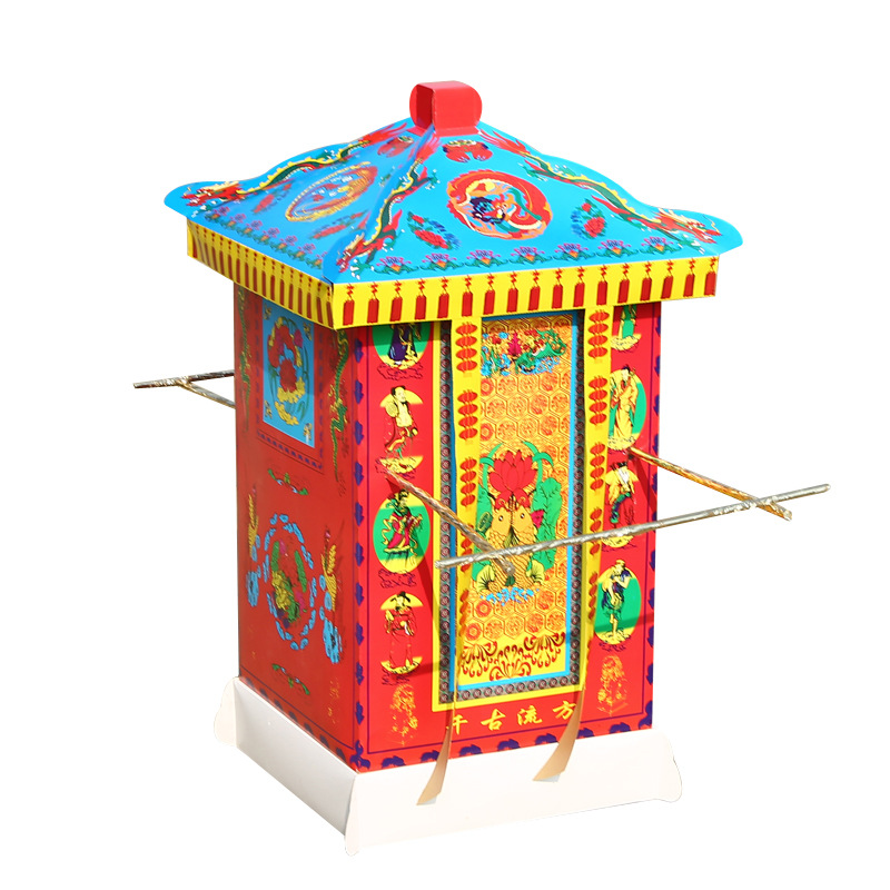 产地货源 大号富贵轿子 纸扎纸制品烧纸清明祭祀用品