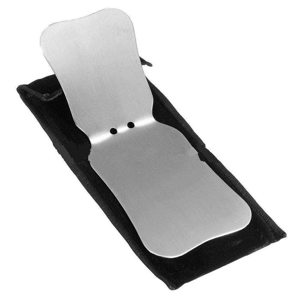 n5-a口腔拍照反光板口内反光镜正畸拍照工具不锈钢单面口内反光板