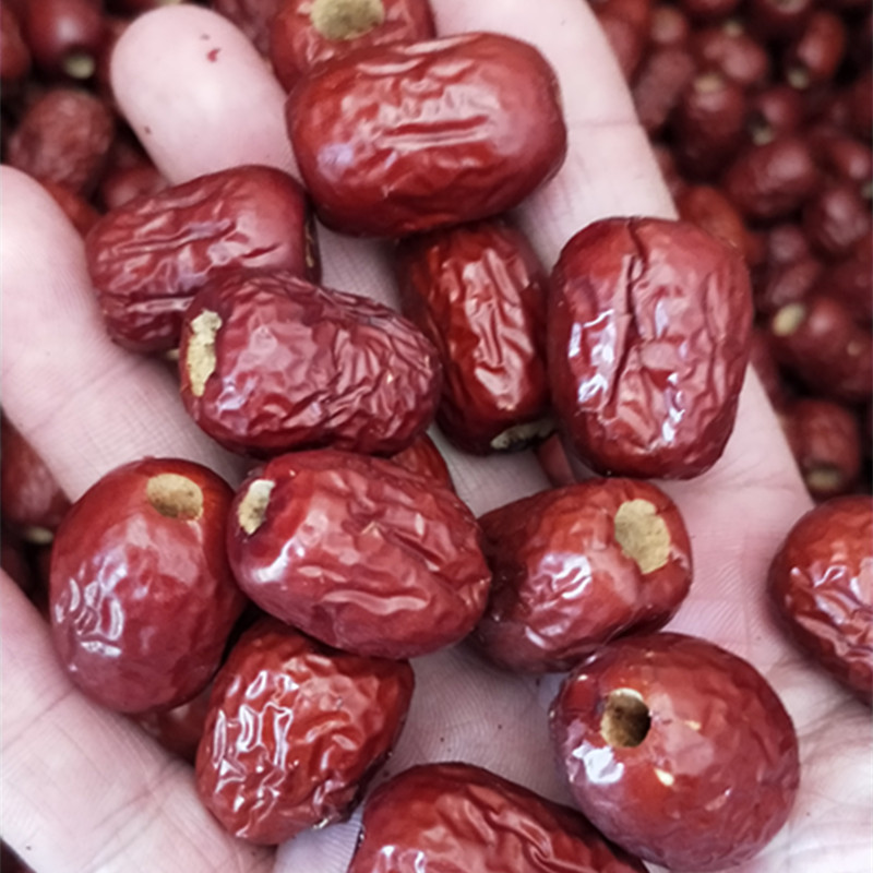 新疆特产 无核枣子去核红枣 食品非油炸 去核灰枣粥店可用
