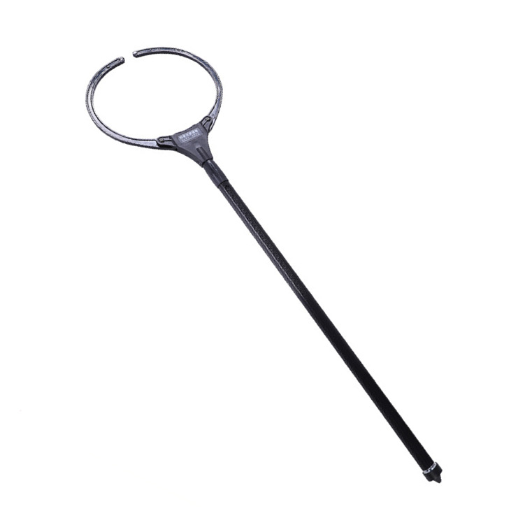 捍卫者铝合金腰叉多功能约束式抓捕器环抱防暴钢叉脚叉安保器材