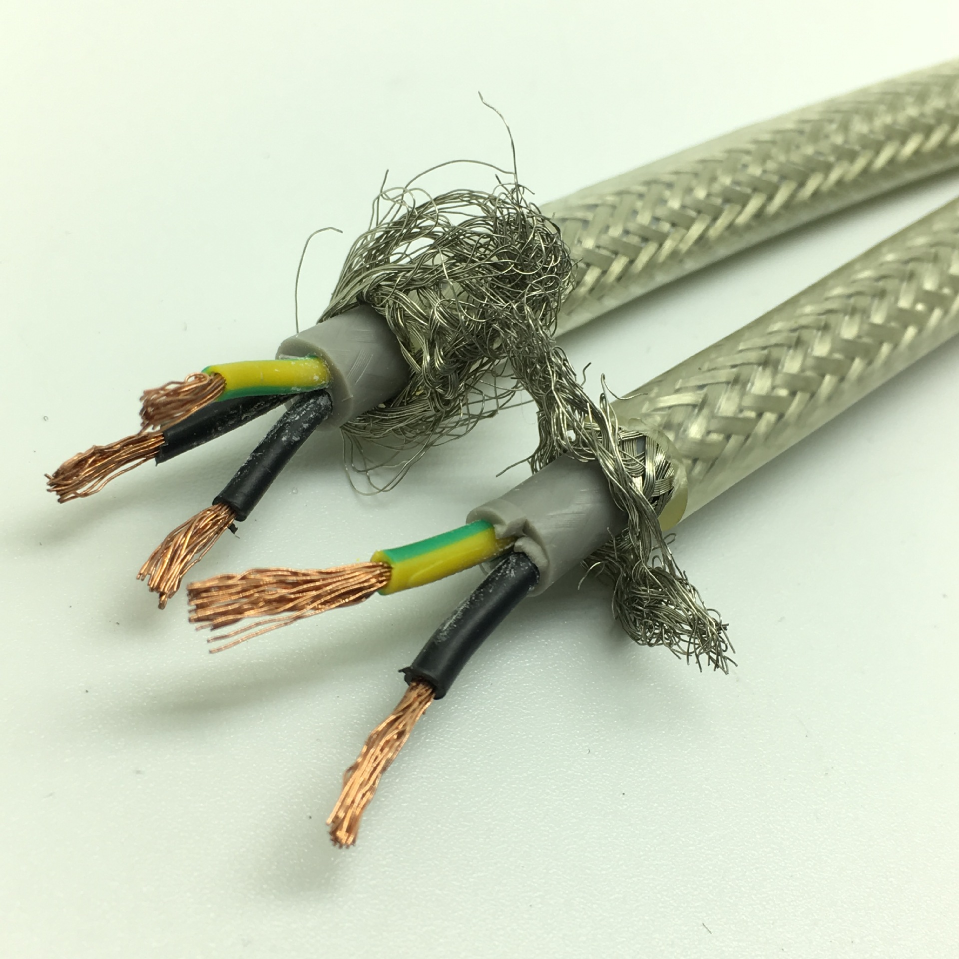 rvvpv2*1.0透明双护套屏蔽线耐磨耐寒耐高压电缆