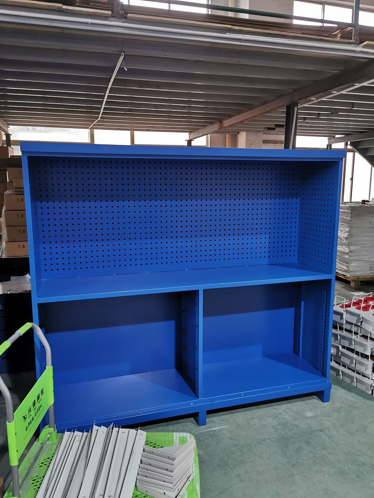 重型双开门车间抽屉式工具柜可定制储物柜五金工具置物柜铁皮柜子