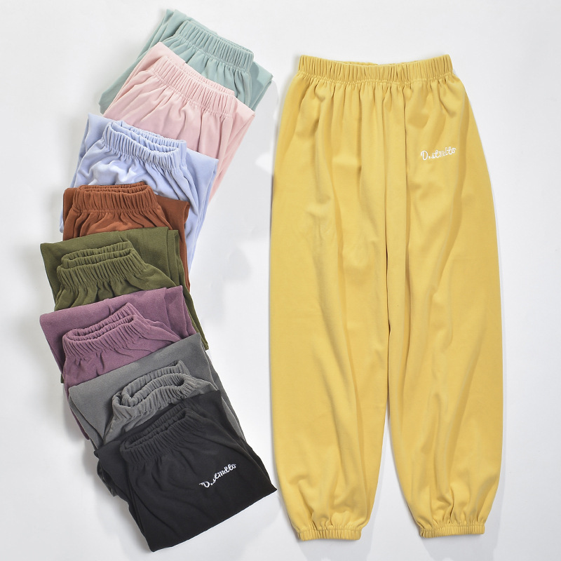 暖心裤阳离子棉毛绒暖芯裤双面绒家居暖暖裤居家休闲睡裤