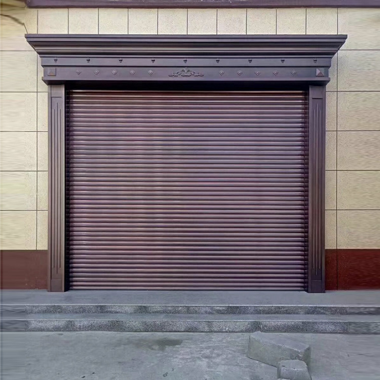 不锈钢快速门电动卷帘门商铺遥控自动卷闸门铝合金别墅防盗车库门