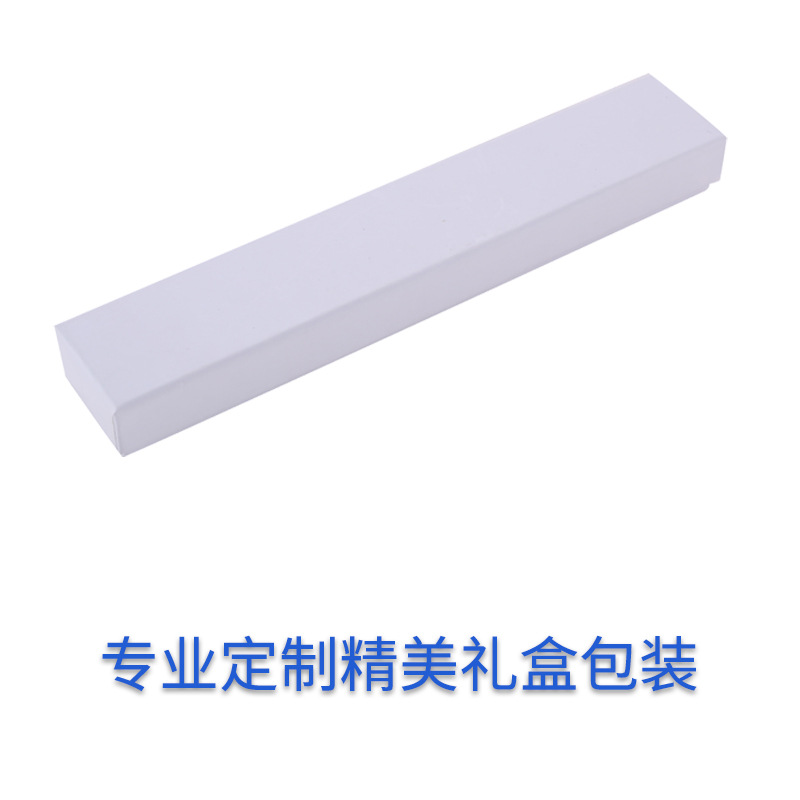 Business Office Small White Pen Ballpoint Pen Signature Pen Roller Pen Packing Box Gift Advertising Marker Packing Box