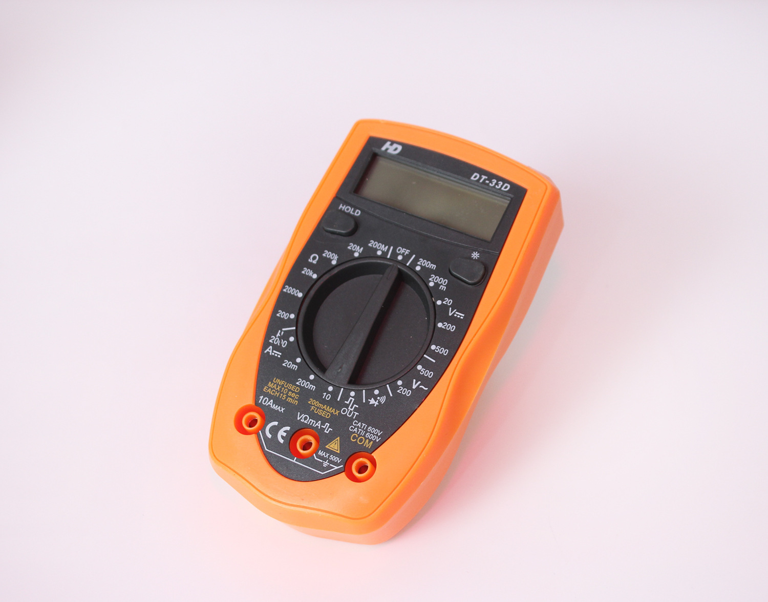 跨境热销电工仪器仪表 手持式高精度测量电工表dt33d数字万用表