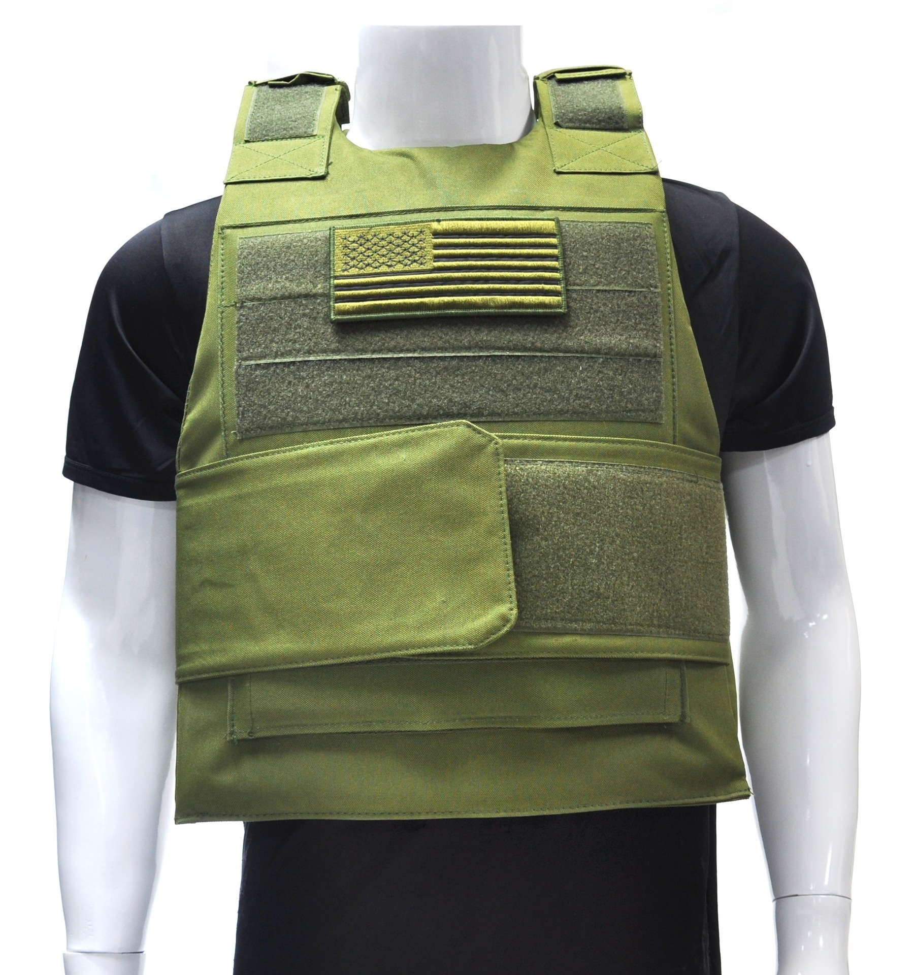 黑鹰战术背心 迷彩野战背心 cs战术马甲 美国旗背心