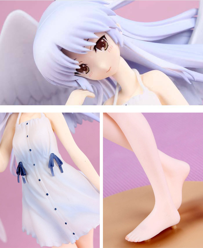 电击限定 天使的心跳angel beats立华奏 封闭式手办模型