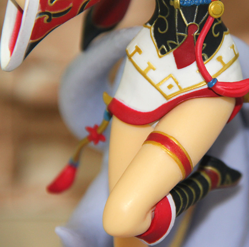 九尾狐 妖狐阿狸 原皮肤 大版手办模型 九尾狐狸 红衣