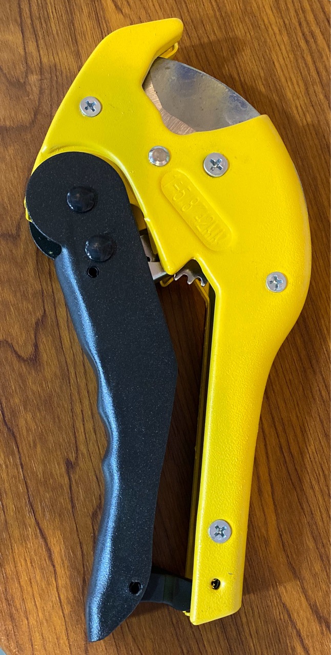 磨砂黄黑全铁ppr水管剪