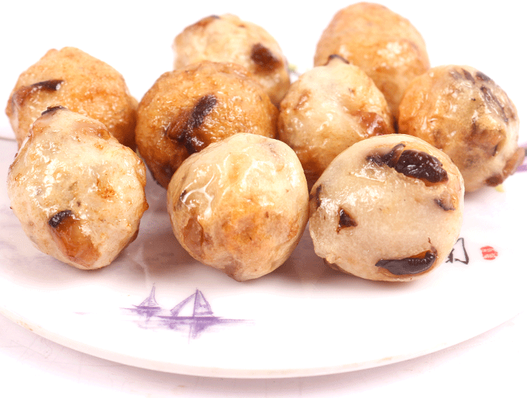 香菇鱼丸平海5斤装港式鱼蛋小吃火锅料鱼滑速冻小食广东4包包邮