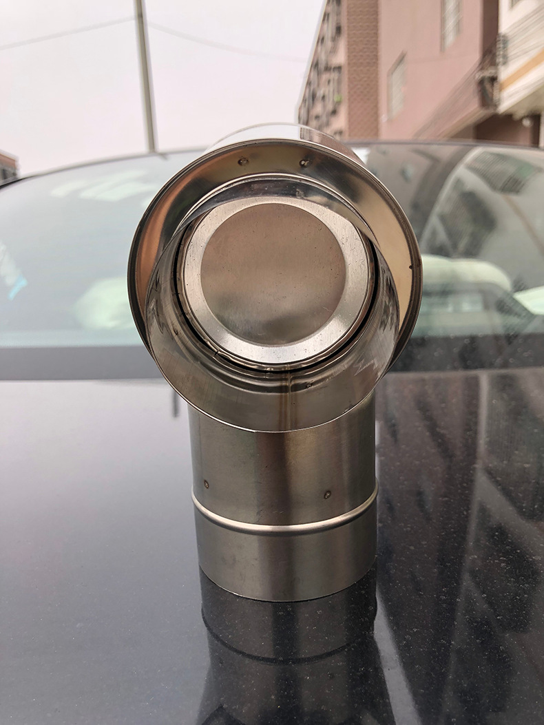 燃气热水器排烟管止回阀 不锈钢止逆阀50 60 防冻装置 防倒风阀门