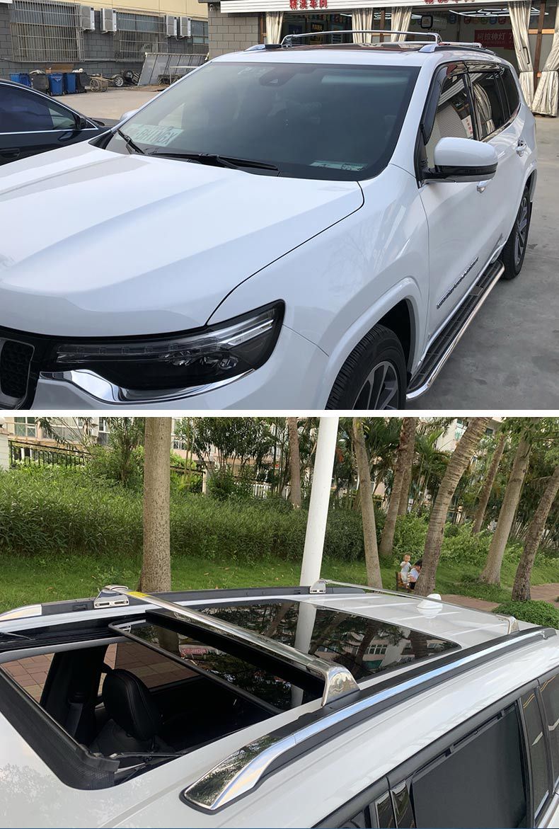 大指挥官指南者专用车顶原厂铝合金不锈钢防盗行李架汽车专用横杆