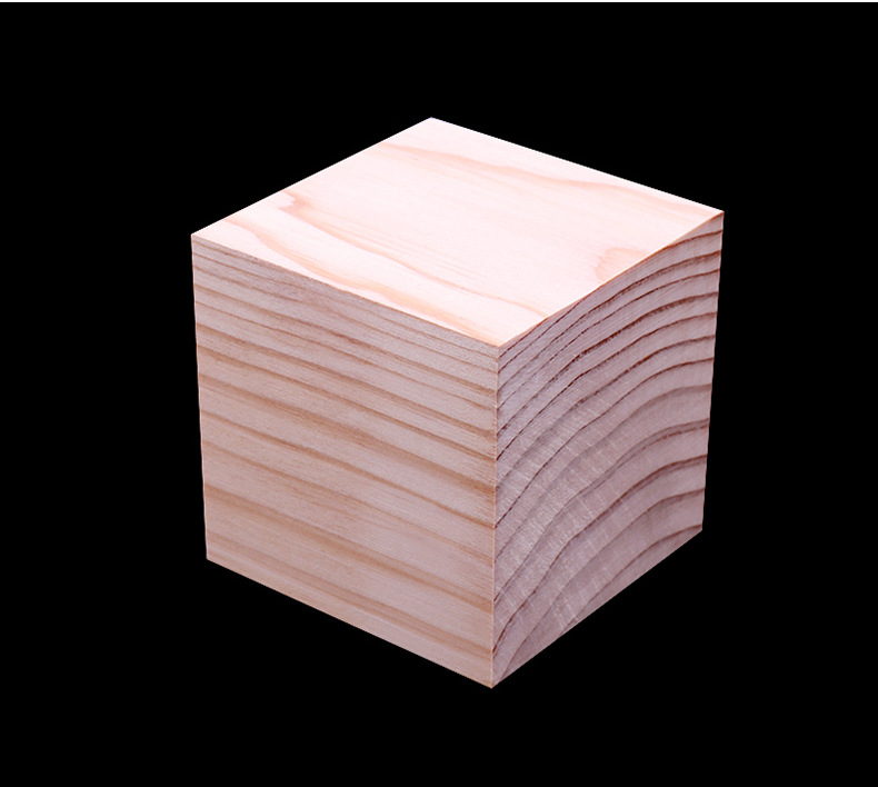 松木方块小方块手工diy建筑模型材料松木方正方形木块积木小木块