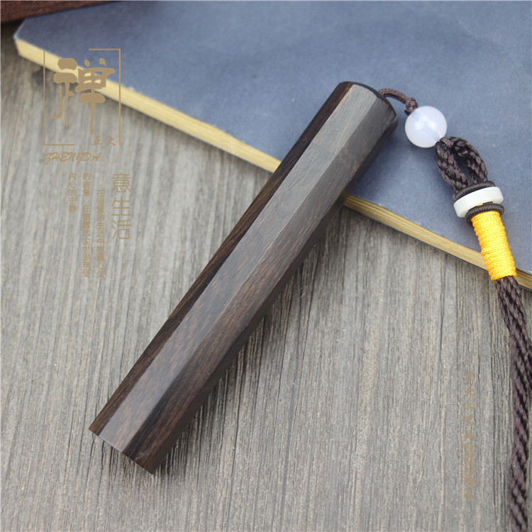 创意黑檀木火折子吹气打火机 usb充电吹一吹感应打火机点烟器复古