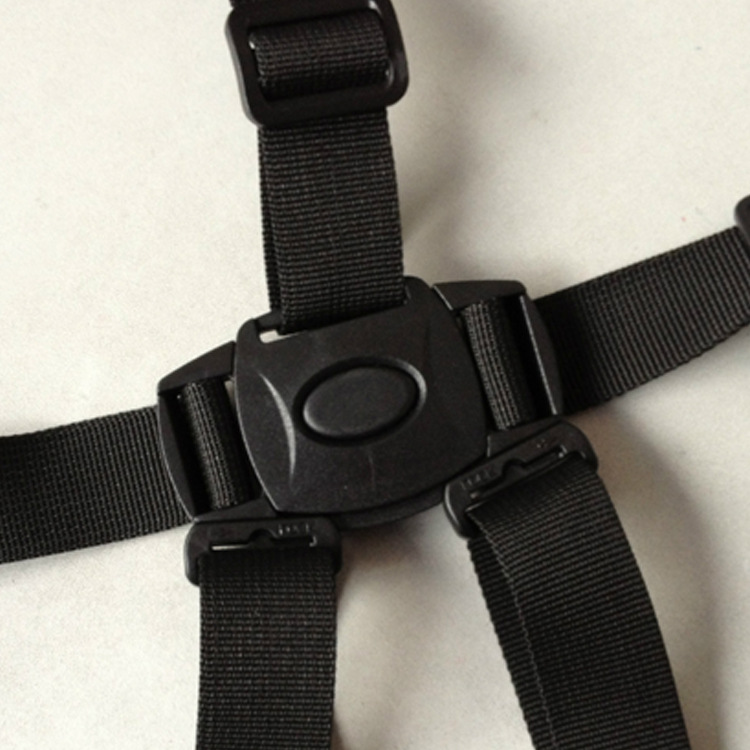 塑料保险插扣五点式安全扣童车配件五点式安全带插扣