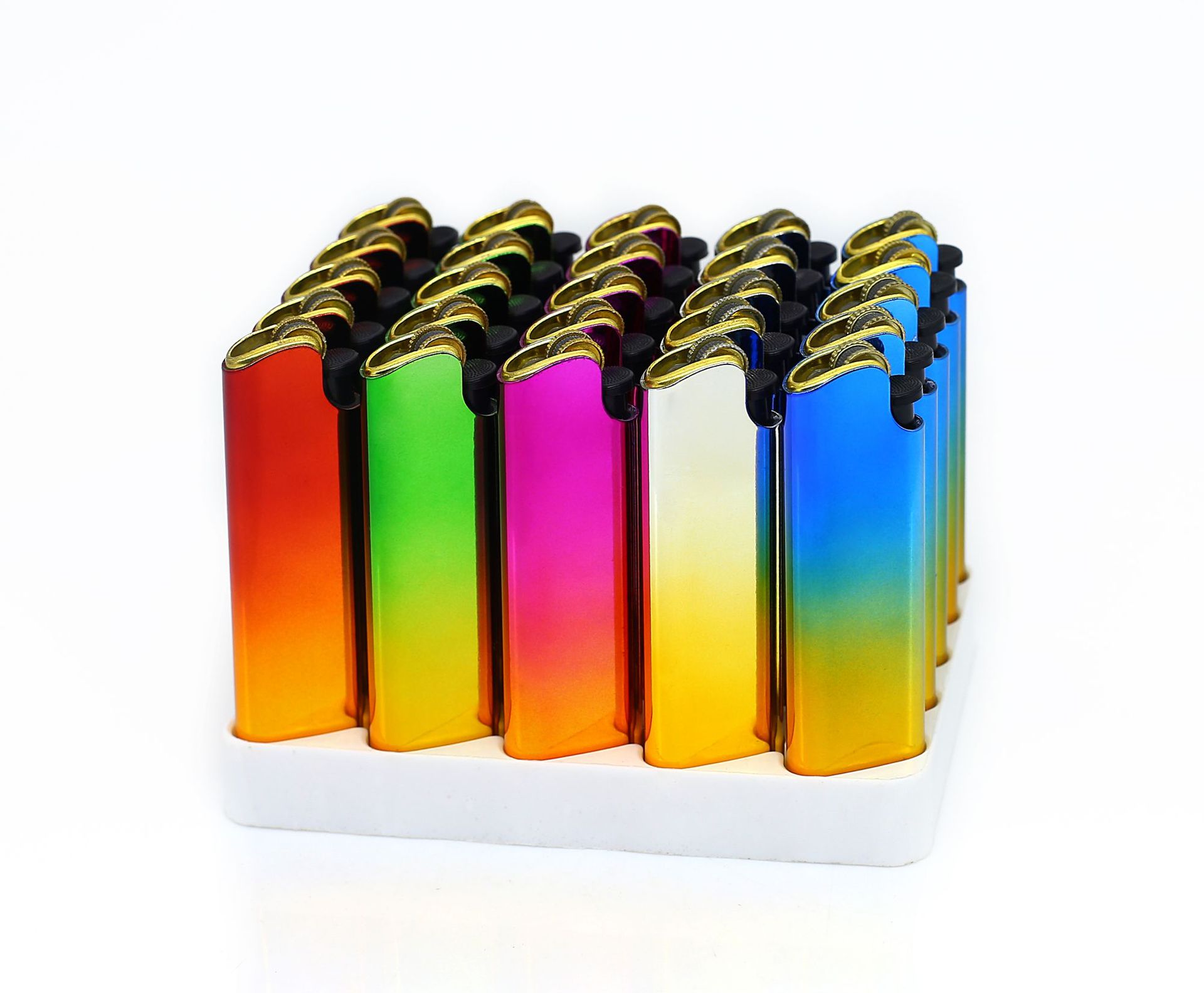 纯色金属砂轮打火机广告定制火石打火机高原打火机镀膜电子打火机