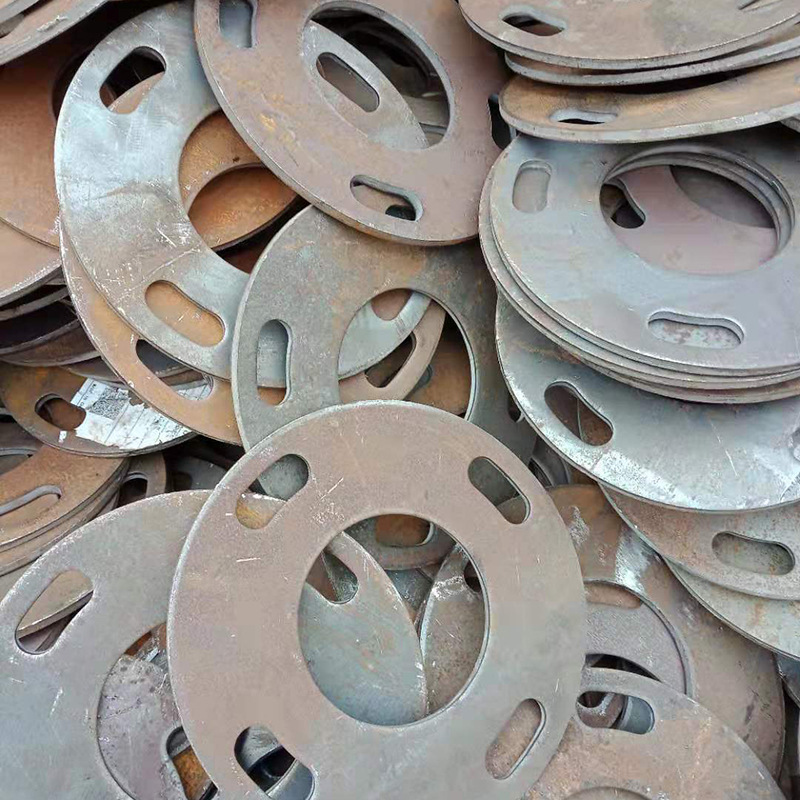 厂家直供圆形路灯法兰方形法兰监控底座法兰