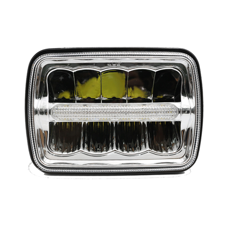 厂家直销 5x7卡车方灯 7寸jeep改装车灯 远近光牧马人led汽车灯