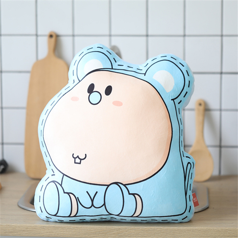 三尺童子抱枕抖音网红卡通潮汕神兽毛绒玩具公仔七夕情人节礼物