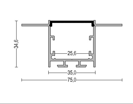 铝合金led发光线灯石膏线 阴角线客厅吊顶装饰墙角照明灯