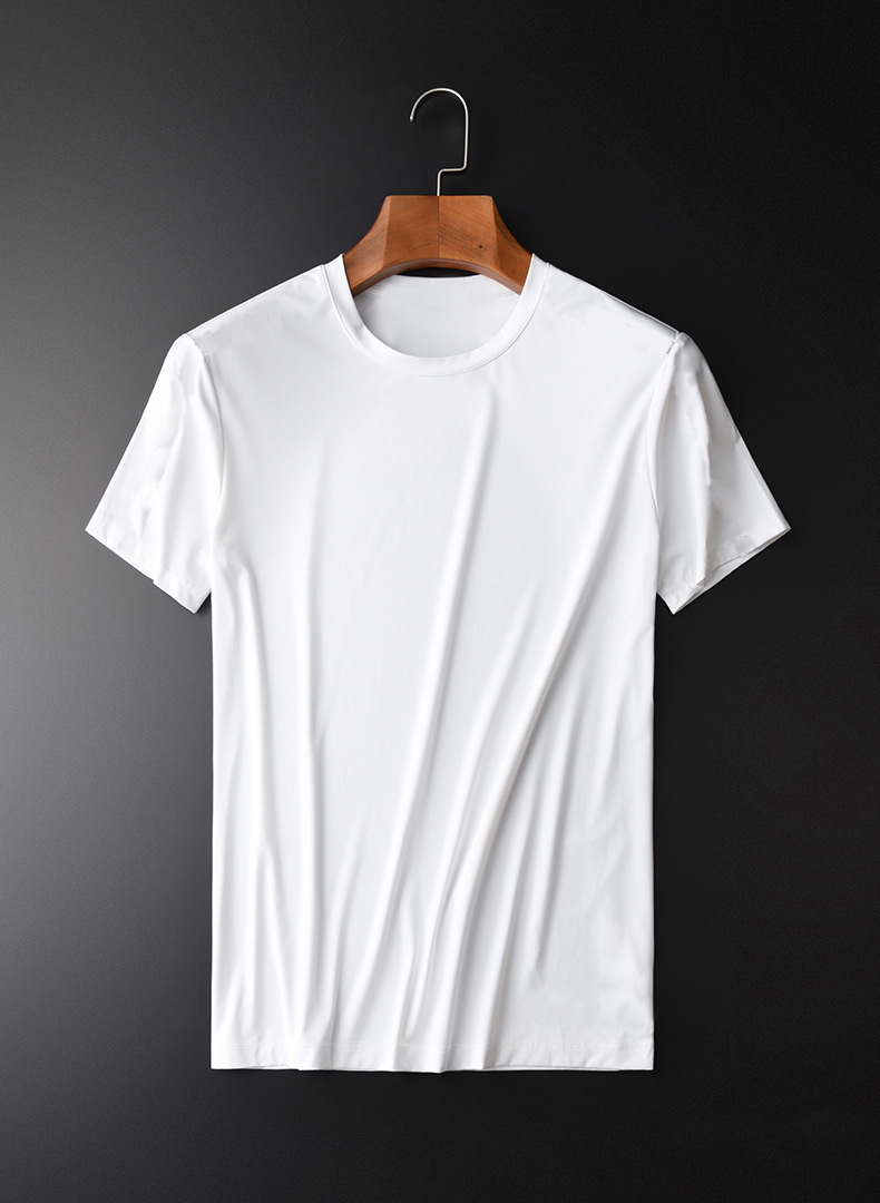 聚酯纤维_2019走量纯白体恤跨境贸易团体订logo - 阿里巴巴