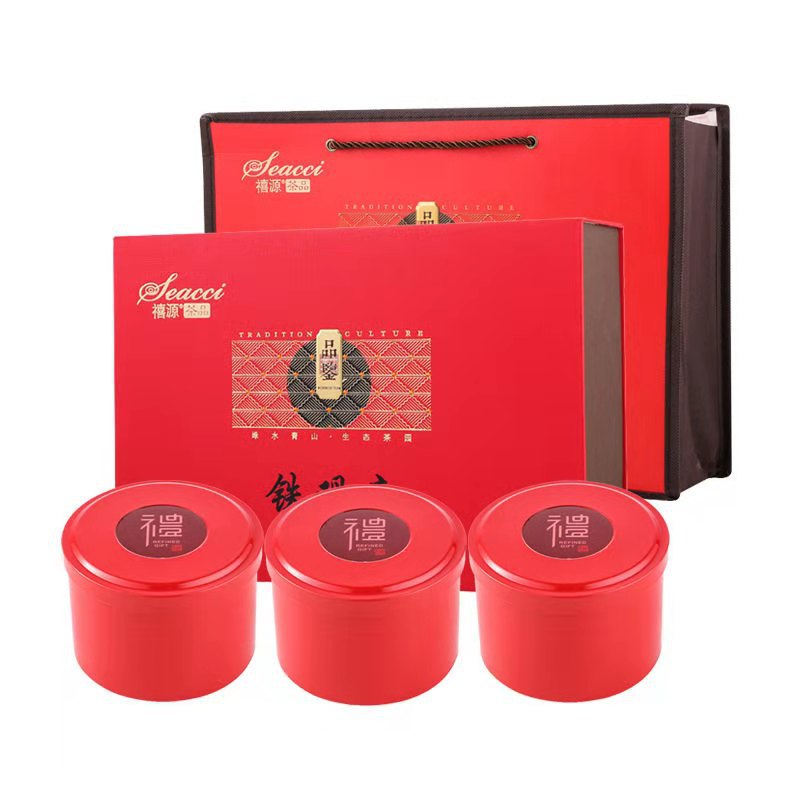 禧源250g原产地高山安溪铁观音浓香型茶叶礼盒装新茶包装现货供应