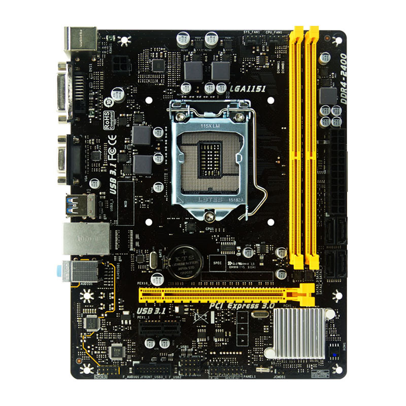 biostar映泰h110mde主板ddr4内存条支持9400f八代i3/i5便宜好用